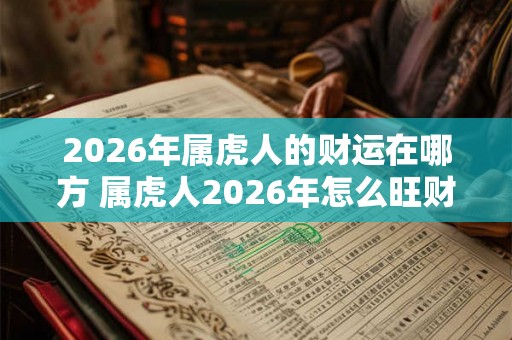 2026年属虎人的财运在哪方 属虎人2026年怎么旺财运