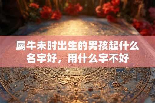 属牛未时出生的男孩起什么名字好,用什么字不好 属牛未时出生的男孩起什么名字好,用什么字不好