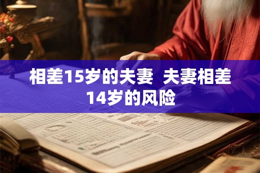 相差15岁的夫妻  夫妻相差14岁的风险