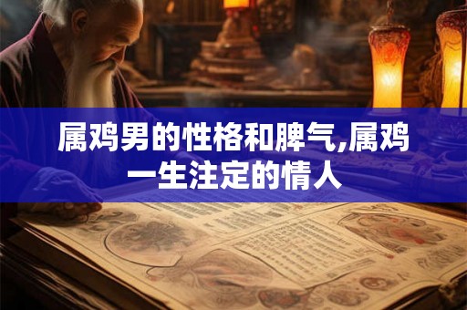 属鸡男的性格和脾气,属鸡一生注定的情人