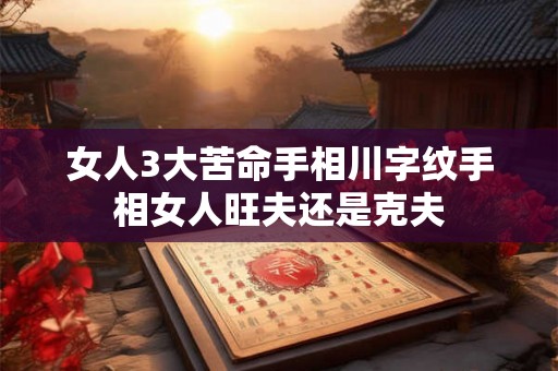 女人3大苦命手相川字纹手相女人旺夫还是克夫 女人3大苦命手相川字纹手相女人旺夫还是克夫