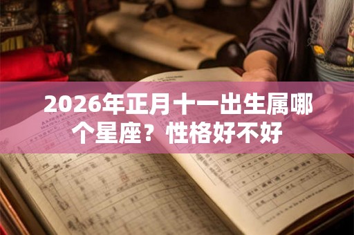 2026年正月十一出生属哪个星座？性格好不好