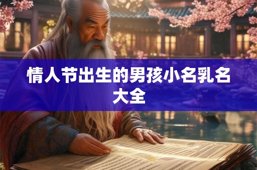 情人节出生的男孩小名乳名大全 情人节出生的男孩小名乳名大全
