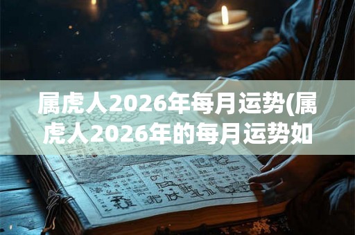 属虎人2026年每月运势(属虎人2026年的每月运势如何？)