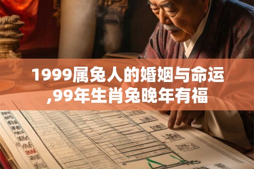 1999属兔人的婚姻与命运,99年生肖兔晚年有福
