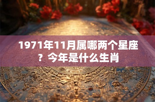 1971年11月属哪两个星座？今年是什么生肖