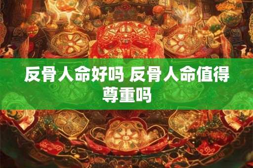 反骨人命好吗 反骨人命值得尊重吗