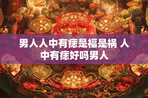 男人人中有痣是福是祸 人中有痣好吗男人