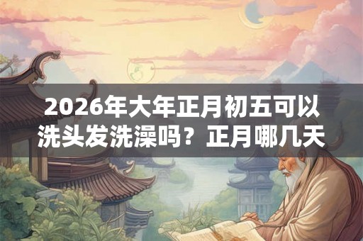2026年大年正月初五可以洗头发洗澡吗？正月哪几天不能洗头？