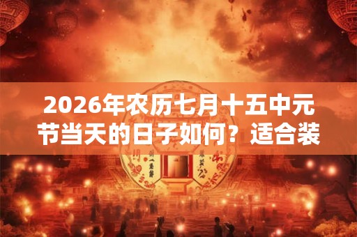 2026年农历七月十五中元节当天的日子如何？适合装修动土吗？