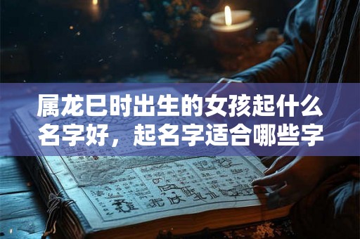 属龙巳时出生的女孩起什么名字好，起名字适合哪些字