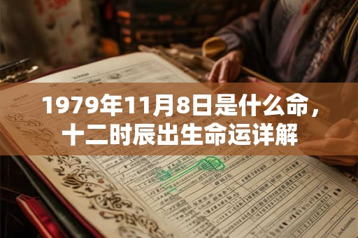 1979年11月8日是什么命，十二时辰出生命运详解