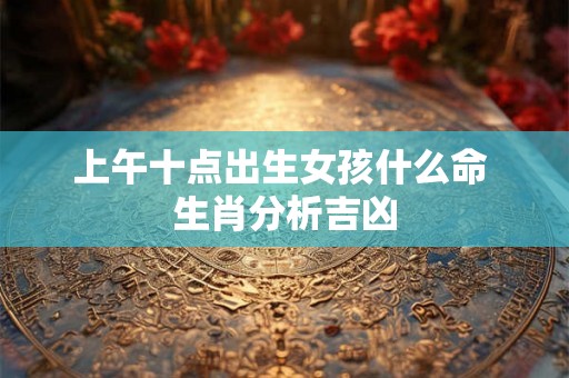 上午十点出生女孩什么命 生肖分析吉凶