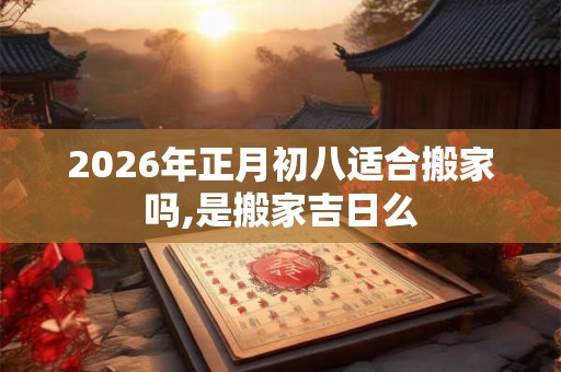 2026年正月初八适合搬家吗,是搬家吉日么