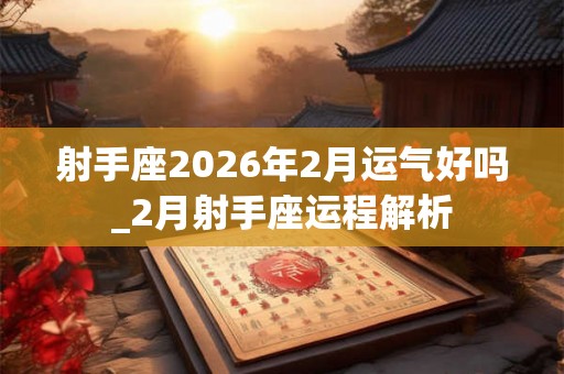 射手座2026年2月运气好吗_2月射手座运程解析