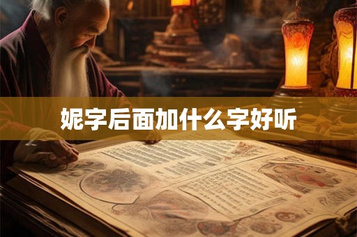 妮字后面加什么字好听