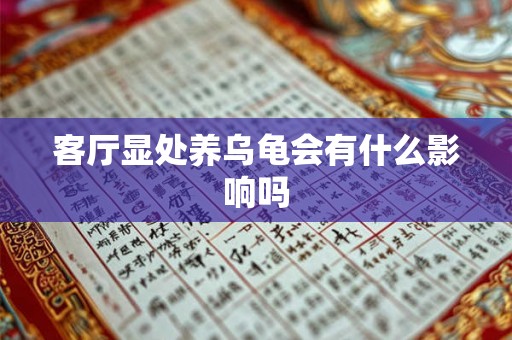 客厅显处养乌龟会有什么影响吗