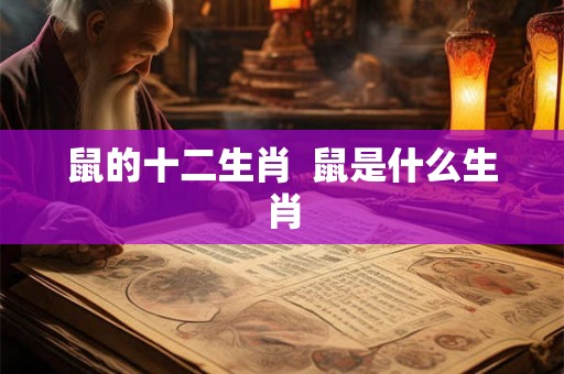 鼠的十二生肖 鼠是什么生肖 鼠的十二生肖 鼠是什么生肖