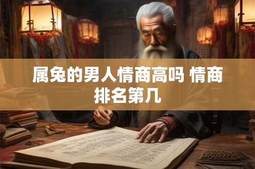 属兔的男人情商高吗 情商排名第几