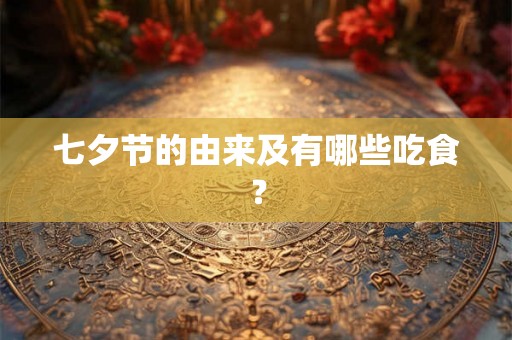 七夕节的由来及有哪些吃食？
