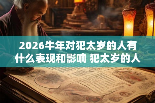 2026牛年对犯太岁的人有什么表现和影响 犯太岁的人忌讳什么 2026牛年对犯太岁的人有什么表现和影响 犯太岁的人忌讳什么