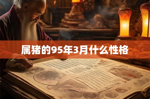 属猪的95年3月什么性格 属猪的95年3月什么性格