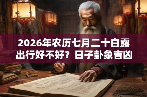 2026年农历七月二十白露出行好不好?日子卦象吉凶? 2026年农历七月二十白露出行好不好?日子卦象吉凶?