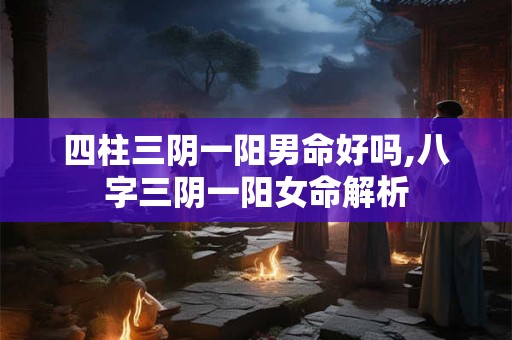 四柱三阴一阳男命好吗,八字三阴一阳女命解析 四柱三阴一阳男命好吗,八字三阴一阳女命解析