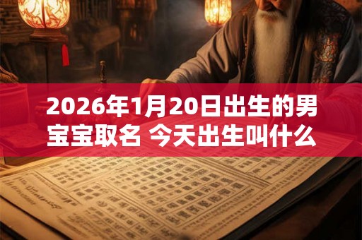 2026年1月20日出生的男宝宝取名 今天出生叫什么名字好 2026年1月20日出生的男宝宝取名 今天出生叫什么名字好