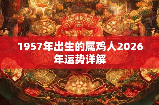 1957年出生的属鸡人2026年运势详解