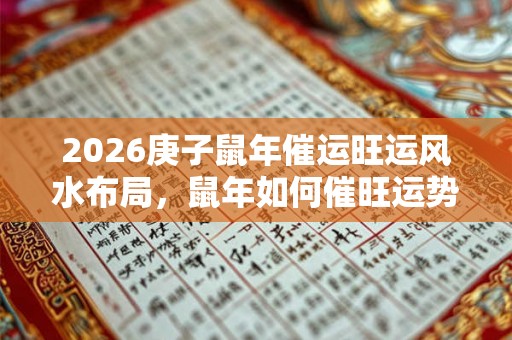 2026庚子鼠年催运旺运风水布局,鼠年如何催旺运势? 2026庚子鼠年催运旺运风水布局,鼠年如何催旺运势?