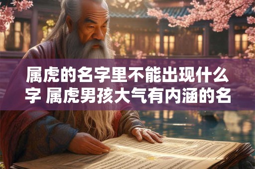 属虎的名字里不能出现什么字 属虎男孩大气有内涵的名字