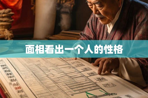 面相看出一个人的性格 面相看出一个人的性格