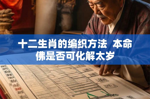 十二生肖的编织方法 本命佛是否可化解太岁 十二生肖的编织方法 本命佛是否可化解太岁