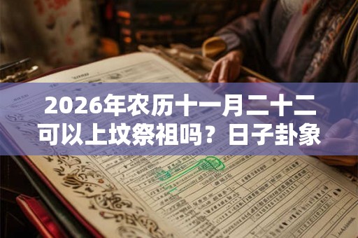 2026年农历十一月二十二可以上坟祭祖吗?日子卦象好不好? 2026年农历十一月二十二可以上坟祭祖吗?日子卦象好不好?