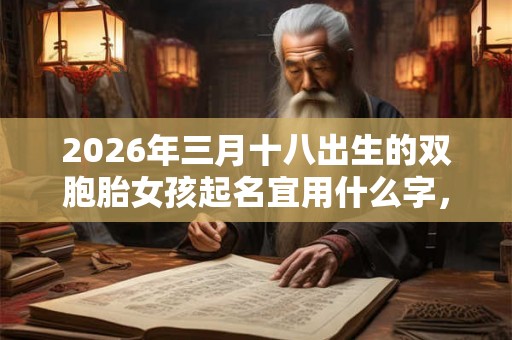 2026年三月十八出生的双胞胎女孩起名宜用什么字,五行属什么 2026年三月十八出生的双胞胎女孩起名宜用什么字,五行属什么