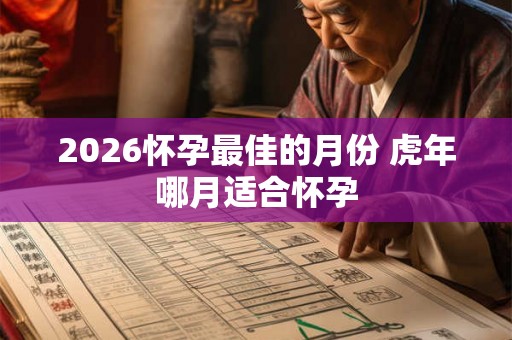 2026怀孕最佳的月份 虎年哪月适合怀孕 2026怀孕最佳的月份 虎年哪月适合怀孕