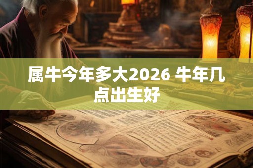 属牛今年多大2026 牛年几点出生好 属牛今年多大2026 牛年几点出生好