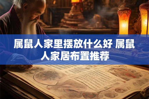 属鼠人家里摆放什么好 属鼠人家居布置推荐