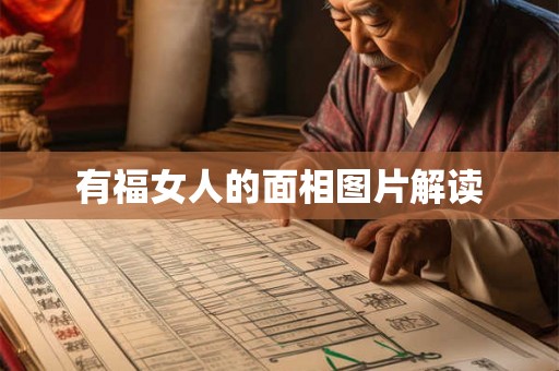 有福女人的面相图片解读