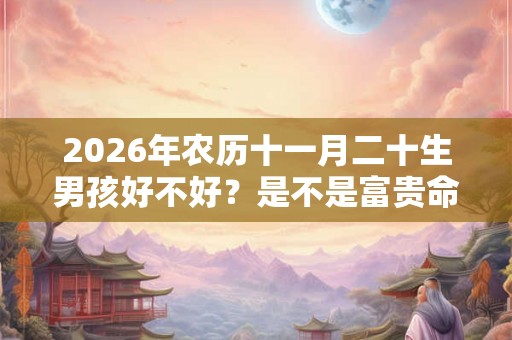 2026年农历十一月二十生男孩好不好？是不是富贵命？