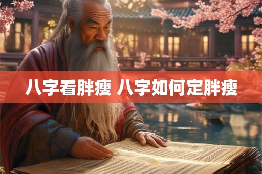 八字看胖瘦 八字如何定胖瘦