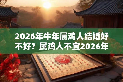 2026年牛年属鸡人结婚好不好?属鸡人不宜2026年几月结婚? 2026年牛年属鸡人结婚好不好?属鸡人不宜2026年几月结婚?