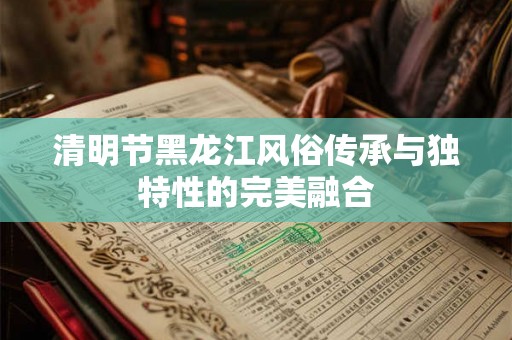 清明节黑龙江风俗传承与独特性的完美融合
