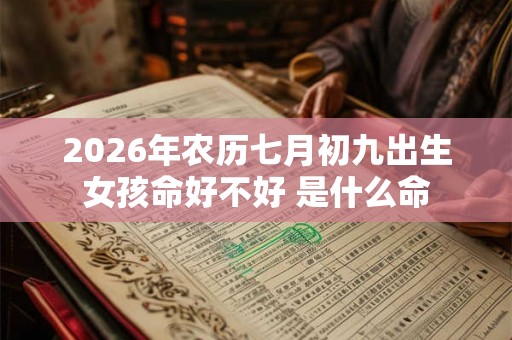 2026年农历七月初九出生女孩命好不好 是什么命