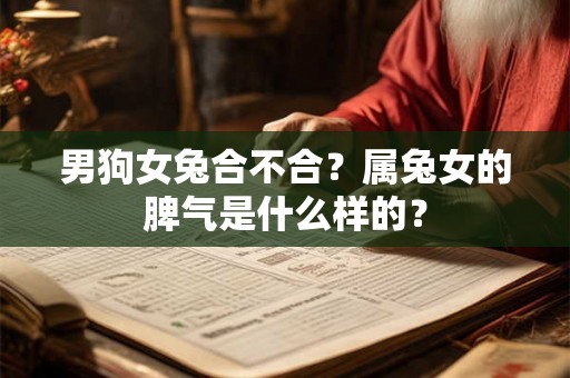 男狗女兔合不合？属兔女的脾气是什么样的？