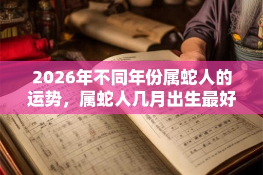 2026年不同年份属蛇人的运势，属蛇人几月出生最好命？