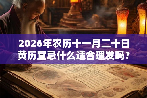 2026年农历十一月二十日黄历宜忌什么适合理发吗？