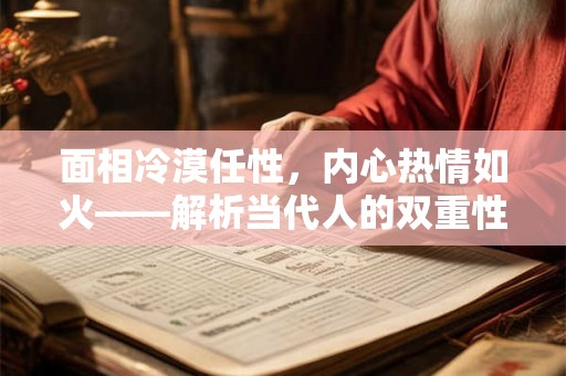 面相冷漠任性，内心热情如火——解析当代人的双重性格