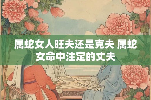 属蛇女人旺夫还是克夫 属蛇女命中注定的丈夫
